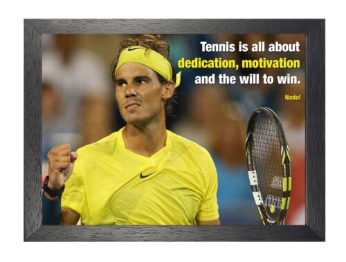 Rafael Rafa Nadal 2 Spanish Professional Tennis Player Legend Champion Poster - Picture 1 of 3