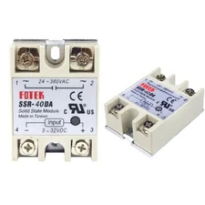 DC-AC Solid State Relay Low Power Durable Sealed General Purpose 24-380V 40A