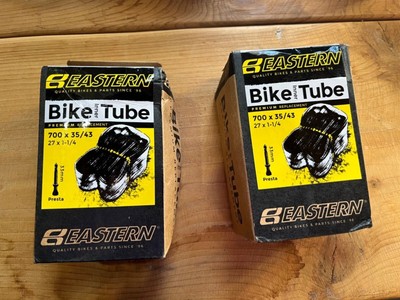 Two Eastern Bikes Inner Tube, 700x35/43, Presta Valve 33mm