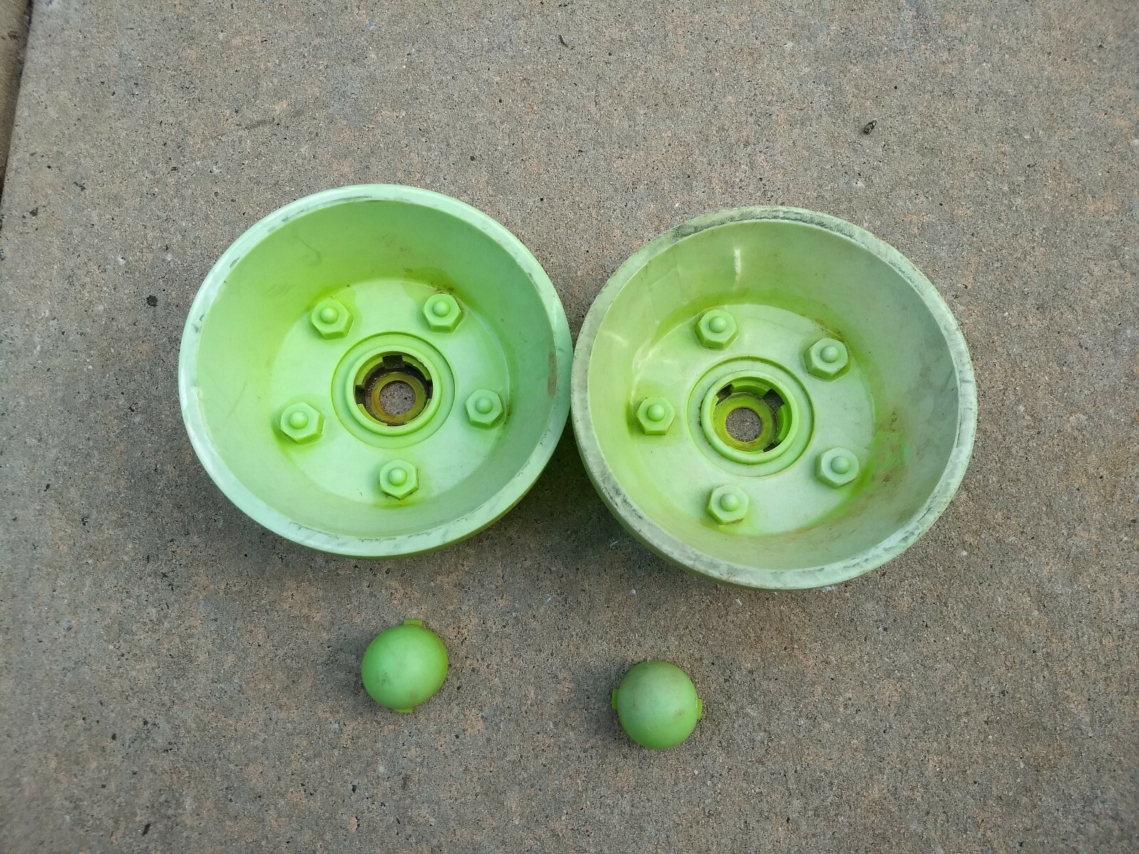 green machine back wheels