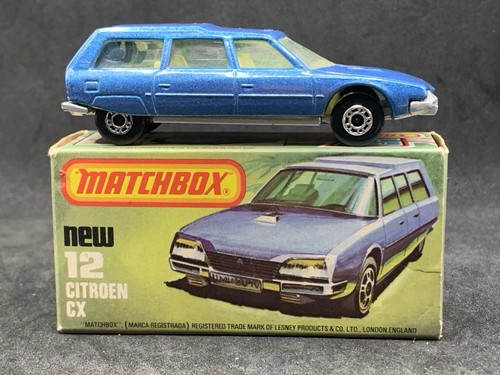 Matchbox Superfast MB12-D: Citroen CX (MINT) in Type L Box - Picture 2 of 7