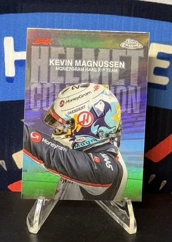 2024 Topps Chrome Formula 1, KEVIN MAGNUSSEN #HC-12, HELMET COLLECTION - HAAS