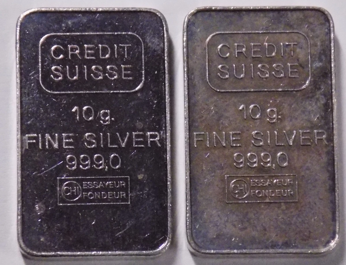 Credit Suisse Silver Bullions for sale | eBay