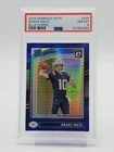 DRAKE MAYE 2024 DONRUSS OPTIC BLUE HYPER RATED ROOKIE #229 PATRIOTS PSA 8 Q4444