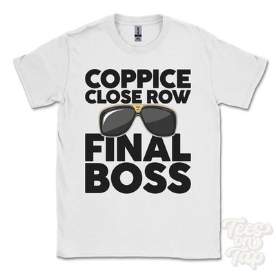 T-SHIRT COPPICE CLOSE ROW FINAL BOSS lustig Weihnachtsgeschenk East Dean Hampshire