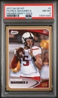 Patrick Mahomes II 2017 SAGE HIT Gold #5 Rookie RC PSA 8 Kansas City Chiefs