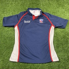USA Rugby Kooga Jersey Womens Large Blue Stitched 
