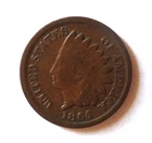 Antique 1864 USA Indian Head Cent Penny, Small Letters (b)