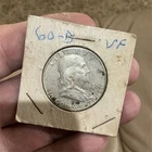 1960-D Franklin Half Dollar 50C Denver Business Strike 90% Silver #37