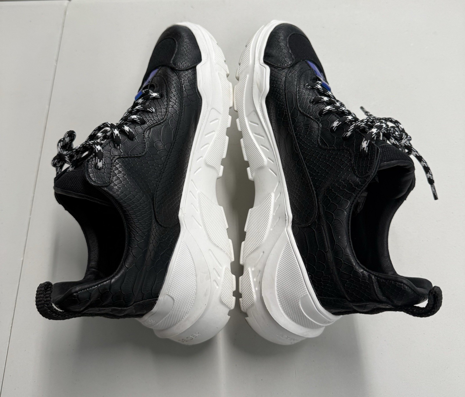 John Geiger Sneaker 003 Black Python Holographic … - image 7