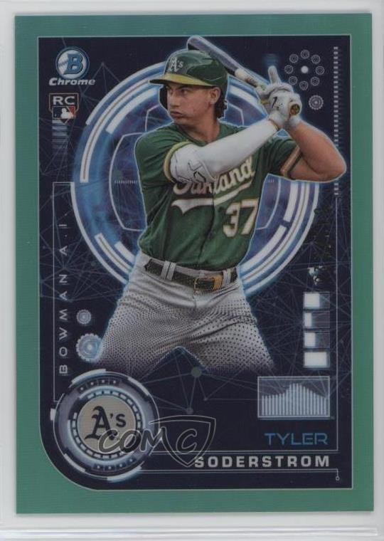 2024 Bowman Bowman AI Aqua Refractor /125 Tyler Soderstrom #BAI-4 1f5h
