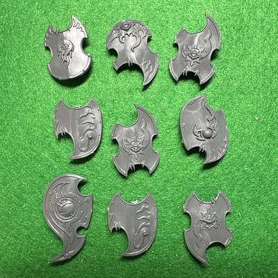 Warhammer Daemons Tzeentch Tzaangor Arcanite Shield x9 Shields Games Workshop  