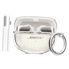 for Bose Ultra Open Earbuds Case Glitter,Cute Sparkle Bling for Clear Glitter