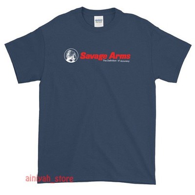Savage Arms The Definition of Accuracy Logo Men's Funny T-Shirt USA Size S-XXL