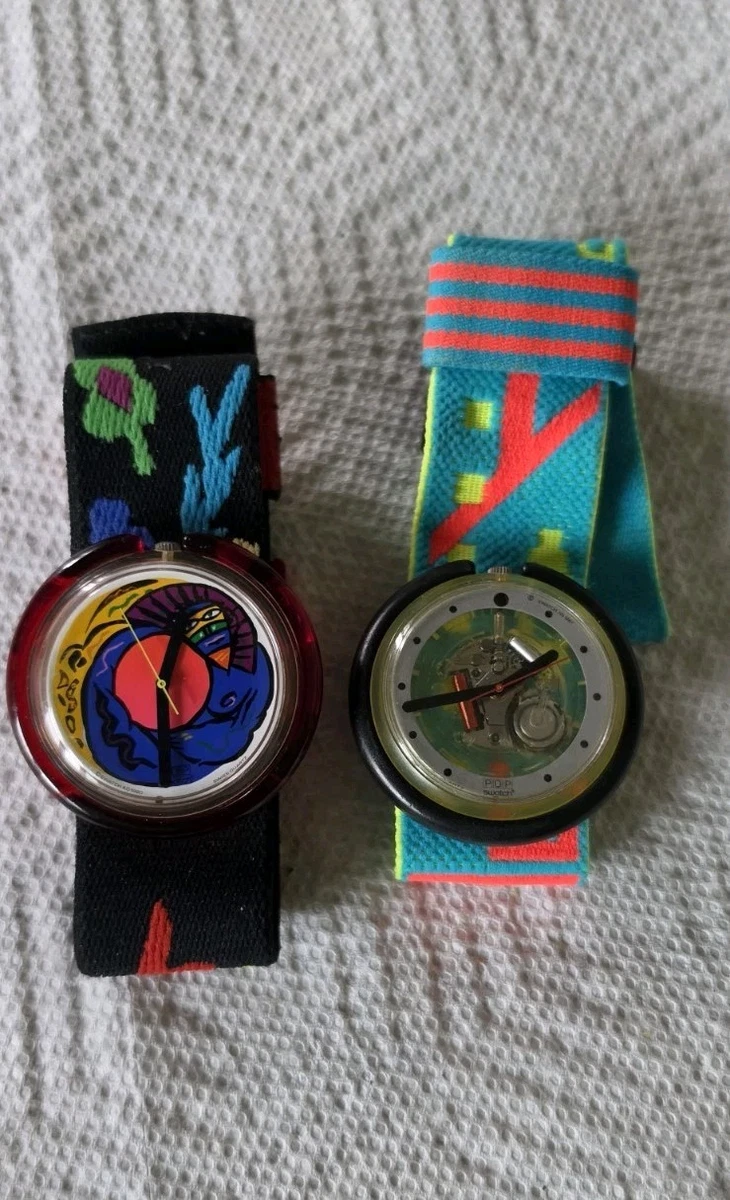  POP スオッチ Preços baixos em Relógios de pulso pulseira de Plástico Swatch Pop