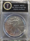2016 (P) Silver Eagle ANACS MS70. 051518