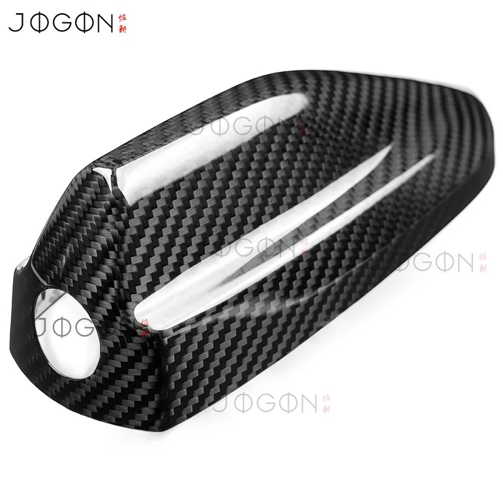 Real Carbon Roof Shark Fin Camera Antenna Cover For Chevrolet