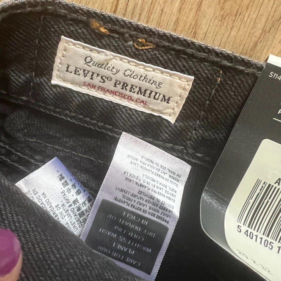 Jeans Carpenter Levi's Premium Stay Loose, Negro, Talla 29/32 - Imagen 3 de 4