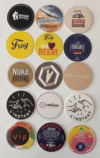 Lot 11 Sous bocks Bière bierdeckel posavasos sottobicchierri beer coasters