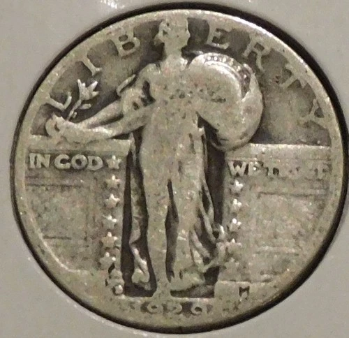 Silver Quarter - Standing Liberty - 1929-D [822]