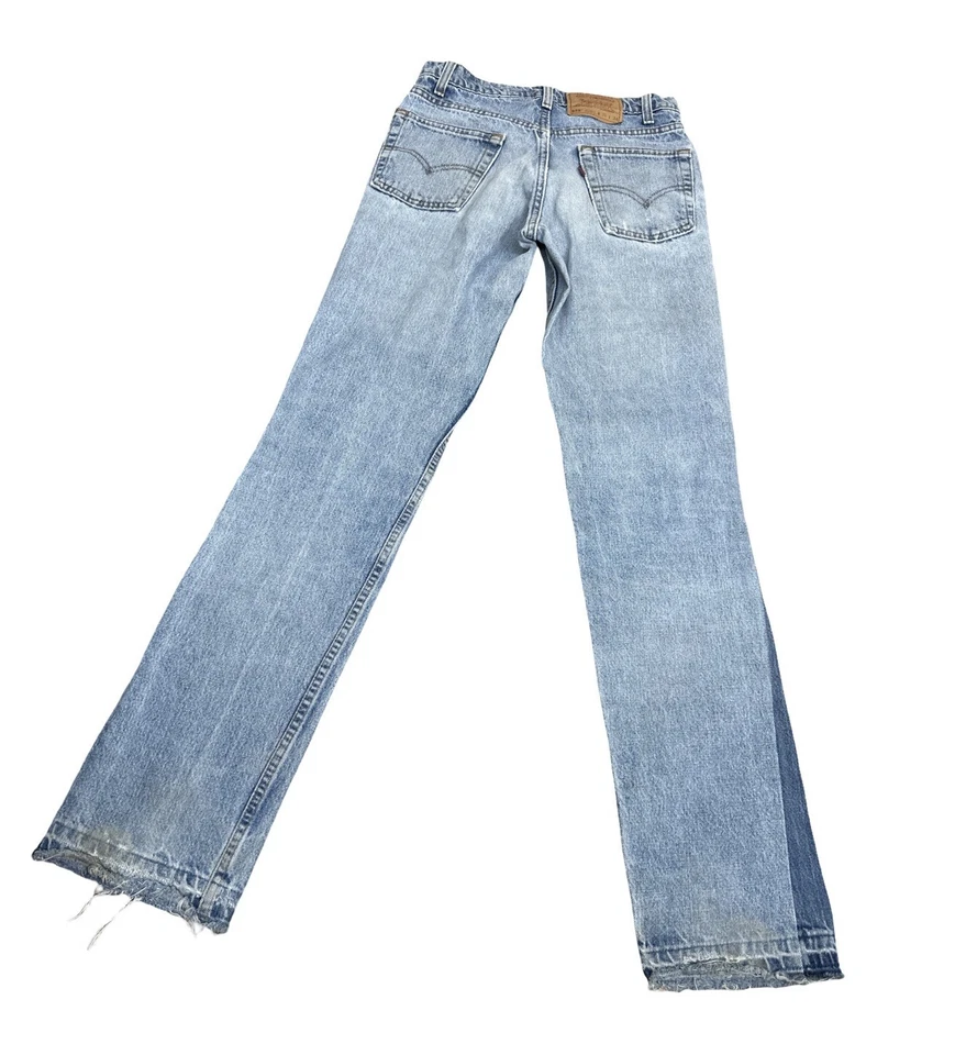 Vintage Levi’s 555 Women’s Custom Relaxed Fit Straight Jeans Size 31x35 Made USA - Image 2 of 4