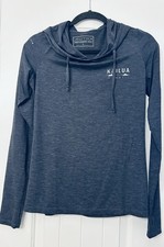 Anetik Long Sleeves Top Hoodie Gray Hawaii UPF 50 Sz Small