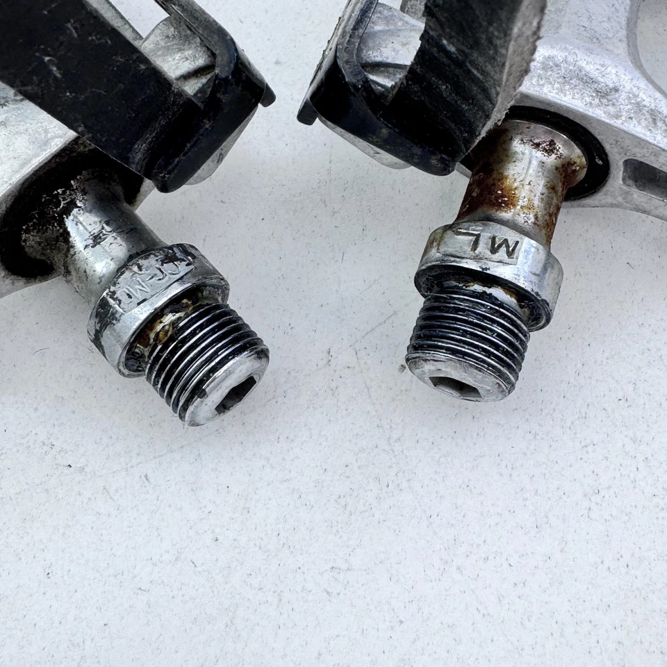 Pedales ciclónicos SunTour de colección Christophe clips especiales para dedos correas CR-MO A19 Foto 4 de 4