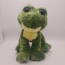 Aurora Dreamy Eye Frog 11  Plush Stuffed Animal Toy Sitting