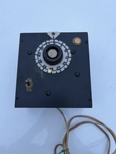 Vintage 1930s Wood-Cabinet Industrial Interval Timer 0–60 Sec Lab Darkroom Works