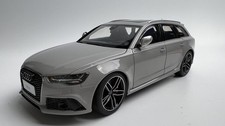 WELL 1:18 Scale Audi RS6 Avant C7 Nardo Grey Sport Wagon Diecast Model Car Gift