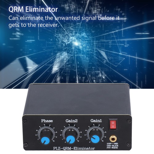 QRM Eliminator Signal Canceller XPhase PTT Control 130 MHz HF Bands - Zdjęcie 8 z 12