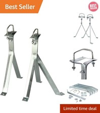 All-Weather 12" Wall Mount Brackets for TV Antennas - Supports Up to 2-1/2"