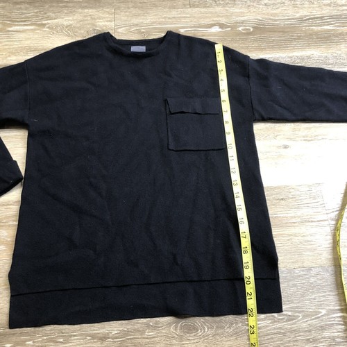 ZARA Crew Neck Long Sleeve Black Casual Pullover Sweater Girl's Size 10 Yrs - Picture 10 of 11