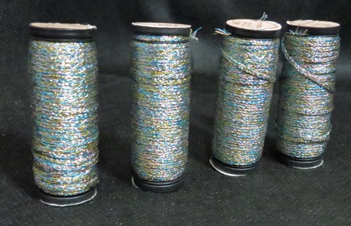 Kreinik Metallic Thread for Stitching Confetti Pink #041C - 1/16 Ribbon 4x10M