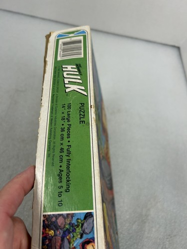 The Incredible Hulk Vintage 1982 Marvel Comics Whitman Puzzle 14" x 18" - Picture 14 of 16