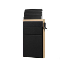 New Style Wallet Card Holder Credit Metal RFID Blocking Card Holder Money Pocket