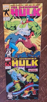 The Incredible HULK #406 & #407 by Gary Frank Peter & David, (1993, Marvel)