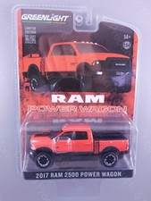 2022 Greenlight LIFTED Red 2017 DODGE RAM 2500 POWER WAGON Pickup Truck 1:64 