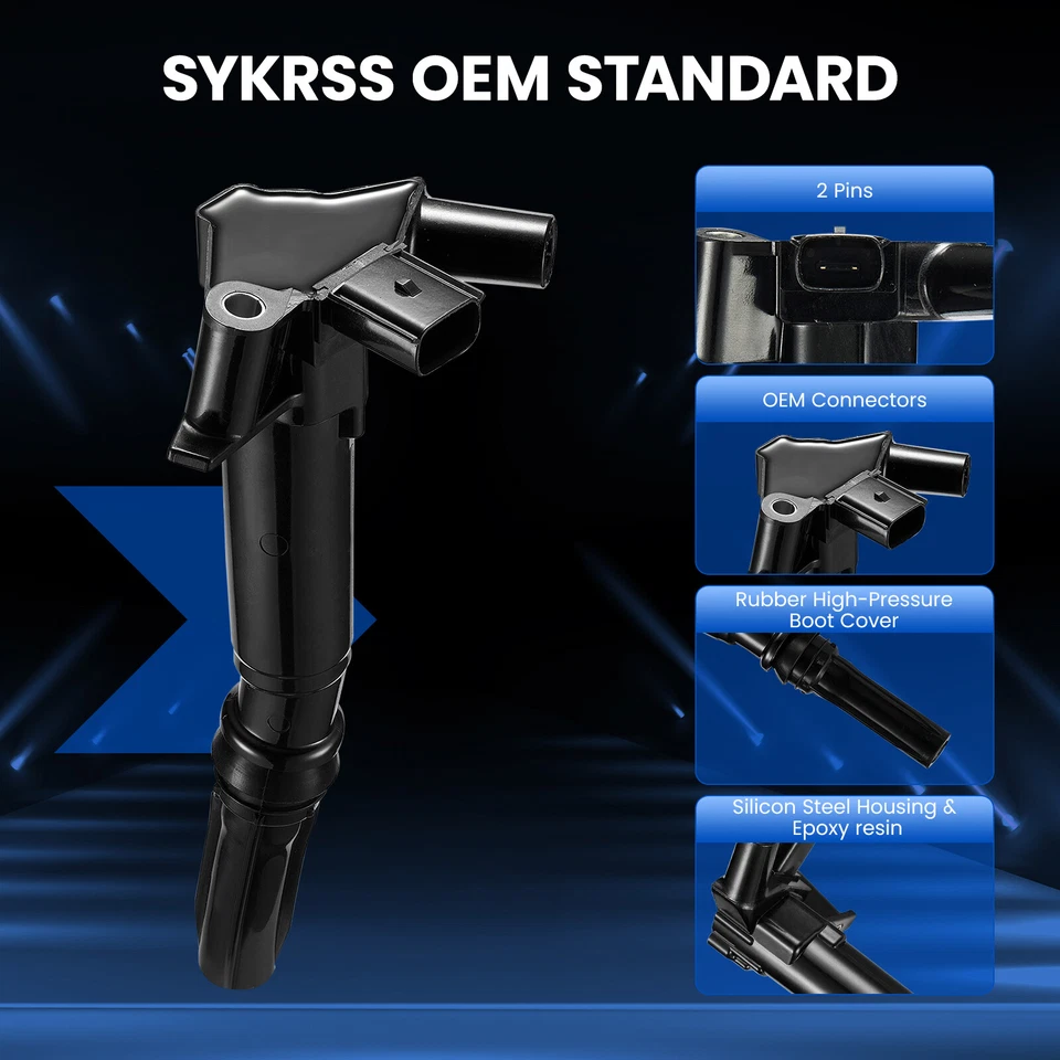 Bobina de encendido 8 piezas para Ford F-150 F-250 F-350 Super Duty 10-17 6,2 L UF631 UF639 Foto 2 de 4