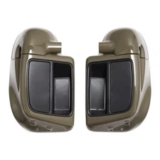 Industrial Gray Lower Vented Leg Fairings For Harley Street Road Glide 2014+