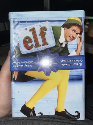 Elf (Blu-ray, 2003) Ultimate Collectors Edition Collectors Tin Box