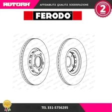 DDF1707 Pair of front brake discs (BRAND-FERODO)..