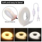 230V COB LED Streifen Stripe Leiste Band Lichtschlauch keine Lichtpunkte IP67