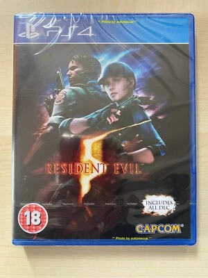 Resident Evil 5 HD Remake (includes ALL DLC) 'New & Sealed' PS4 / PS5