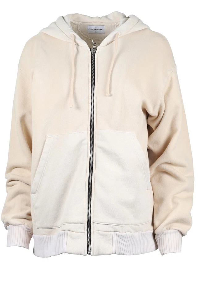 COTTON CITIZEN BEIGE COTTON HOODIE XSMALL