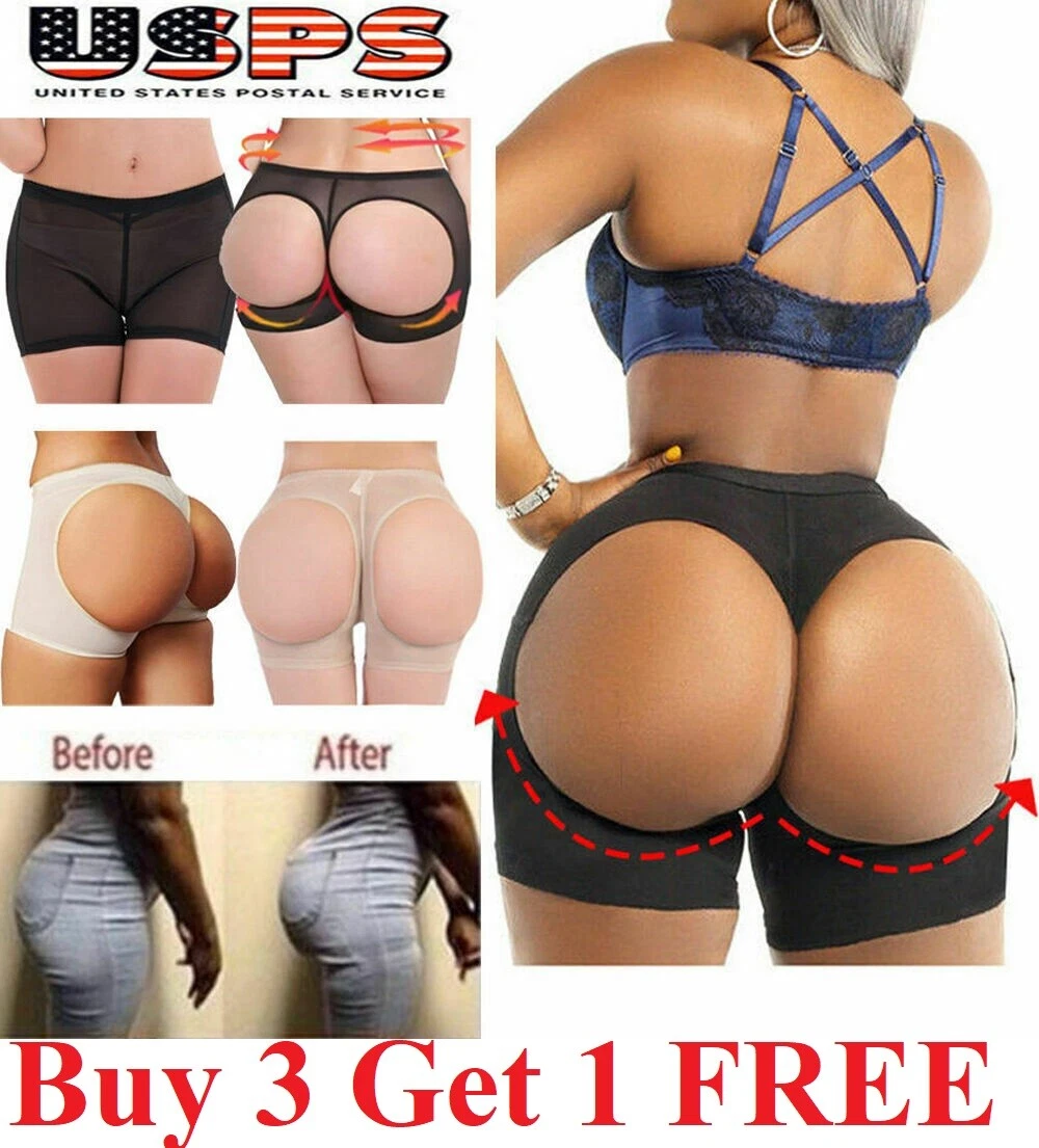 BOOTY BRA INVISIBLE LIFT BUTT LIFTER SHAPER PANTY TUMMY CONTROL SHORTS  PANTY