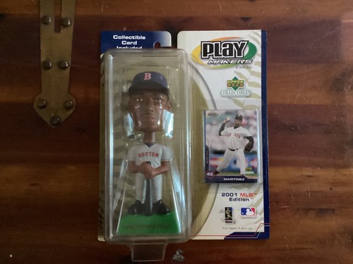 2000 and 2001 Boston Red Sox Pedro Martinez Upper Deck Bobble Heads / Brand New - Picture 2 of 4