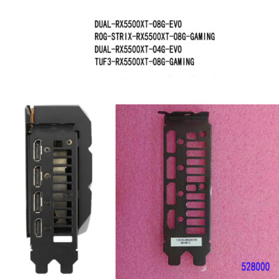 1PCS NEW DUAL-RX5500XT-O8G-EVO FOR ASUS IO I/O SHIELD Back Plate BackPlate