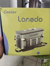 Lanedo 34-Can Soft-Sided Cooler - Collapsible, Leak-Proof, Use as a Beach Cooler