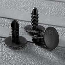 50Pc 4.5x5.3mm Hole Plastic Rivets Fastener Push Clip for Car Auto Bumper Fender